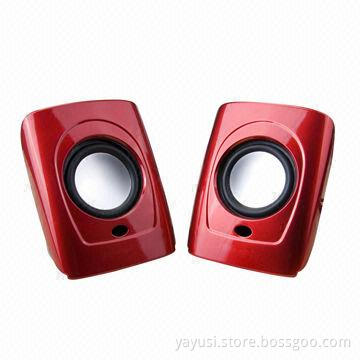 2.0CH Portable Speakers, Sized 70 x 68 x 100mm, 50-18,000Hz Response Frequency